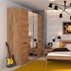 АФИНА А11а Шкаф для одежды (крафт) в Озерске - ozersk.mebel24.online | фото 2