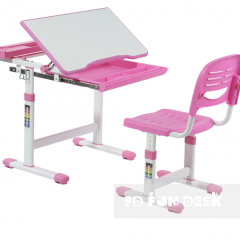 Комплект парта + стул трансформеры Cantare Pink в Озерске - ozersk.mebel24.online | фото