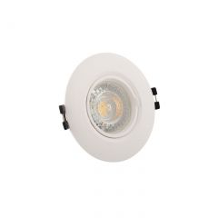 DK3028-WH Встраиваемый светильник, IP 20, 10 Вт, GU5.3, LED, белый, пластик в Озерске - ozersk.mebel24.online | фото 3