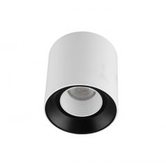 DK3090-WB+WH Светильник накладной IP 20, 10 Вт, GU5.3, LED, бело-черный/белый, пластик в Озерске - ozersk.mebel24.online | фото