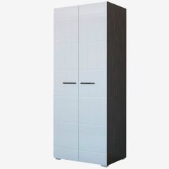 Фиеста №2 Шкаф со штангой (Венге/Белый глянец) в Озерске - ozersk.mebel24.online | фото