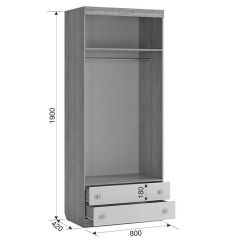 ФОРСАЖ Шкаф комбинированный (с ящ. 2-створчатый) в Озерске - ozersk.mebel24.online | фото 5