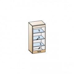 Гостиная Камелия Композиция 8 (Гикори Джексон темный) в Озерске - ozersk.mebel24.online | фото 2