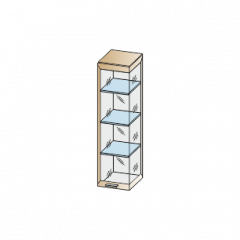 Гостиная Мелисса Композиция 8 (Гикори Джексон светлый) в Озерске - ozersk.mebel24.online | фото 3