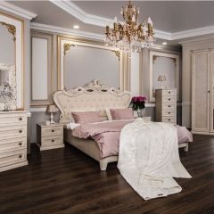 Комод 4 ящика Афина + Зеркало ППУ Афина (крем корень) в Озерске - ozersk.mebel24.online | фото 7
