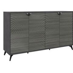 Комодино ПМ-390.03 Комод (ЛДСП Матера/МДФ Санторини темный) в Озерске - ozersk.mebel24.online | фото 2