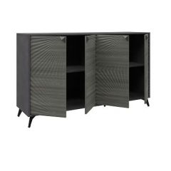 Комодино ПМ-390.03 Комод (ЛДСП Матера/МДФ Санторини темный) в Озерске - ozersk.mebel24.online | фото 3