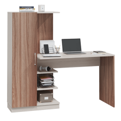Стол компьютерный Софт (УНИ) Ясень темный/светлый в Озерске - ozersk.mebel24.online | фото 4