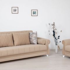Комплект Роуз ТД 412 диван-кровать + кресло + комплект подушек в Озерске - ozersk.mebel24.online | фото