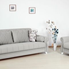 Комплект Роуз ТД 414 диван-кровать + кресло + комплект подушек в Озерске - ozersk.mebel24.online | фото