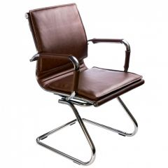 Кресло для посетителя Бюрократ CH-993-Low-V/Brown коричневый в Озерске - ozersk.mebel24.online | фото 1
