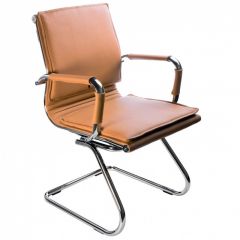 Кресло для посетителя Бюрократ CH-993-Low-V/Camel светло-коричневый в Озерске - ozersk.mebel24.online | фото