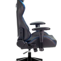 Кресло игровое Бюрократ VIKING 4 AERO BLUE черный/синий в Озерске - ozersk.mebel24.online | фото 8