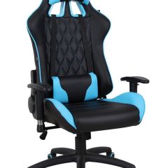 Кресло компьютерное BRABIX "GT Master GM-110" (черное/голубое) 531928 в Озерске - ozersk.mebel24.online | фото
