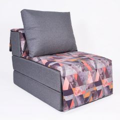 Кресло-кровать бескаркасное Харви (серый-сноу манго) в Озерске - ozersk.mebel24.online | фото