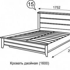 Кровать 1600 с ПМ София 15 в Озерске - ozersk.mebel24.online | фото 3