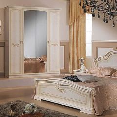 Кровать 2-х спальная 1600*2000, Ирина, изголовье ЛДСП (08.116) *без основания (дерево, беж) в Озерске - ozersk.mebel24.online | фото 2