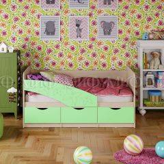 Кровать Бабочки (Салатовый матовый) 1600 в Озерске - ozersk.mebel24.online | фото