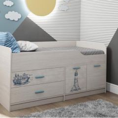КАПРИЗ-16 Кровать 800 двухъярусная без рисунка в Озерске - ozersk.mebel24.online | фото 2
