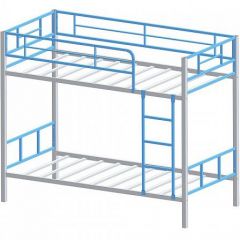 Кровать двухъярусная "Севилья-2.01 комбо" Серый/Голубой в Озерске - ozersk.mebel24.online | фото 2