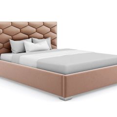 Кровать Коралл интерьерная +основание (120х200) в Озерске - ozersk.mebel24.online | фото