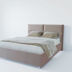 Кровать Корсика с ПМ 1600 (велюр серый) в Озерске - ozersk.mebel24.online | фото 2