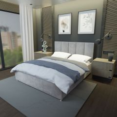 Кровать Мерида Решетка+ПМ+Дно (1600) в Озерске - ozersk.mebel24.online | фото