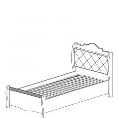 Кровать одинарная 900 №565 "Алиса" в Озерске - ozersk.mebel24.online | фото 2