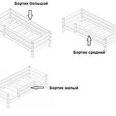 Кровать одноярусная Сонечка (800*1900) модульная в Озерске - ozersk.mebel24.online | фото 3