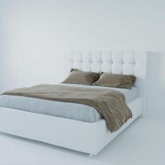 Кровать Венеция без основания 2000 (экокожа белая) в Озерске - ozersk.mebel24.online | фото