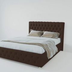 Кровать Версаль 1200 без основания (экокожа коричневый) в Озерске - ozersk.mebel24.online | фото