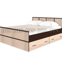 Кровать Сакура 1600 LIGHT + Проложки LIGHT 1.6 ДСП (Венге/Лоредо) в Озерске - ozersk.mebel24.online | фото