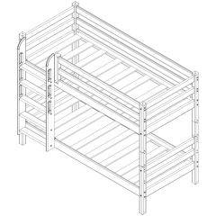 Кровать Сонечка 2-х ярусная (модульная) в Озерске - ozersk.mebel24.online | фото 6