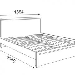 Кровать 1.6 Беатрис М07 Стандарт с ортопедическим основанием (дуб млечный) в Озерске - ozersk.mebel24.online | фото