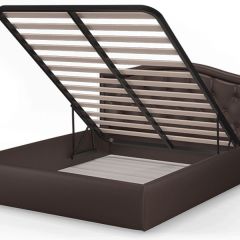 Кровать Стелла 1600*2000 Rock 05 (коричневый) в Озерске - ozersk.mebel24.online | фото 4