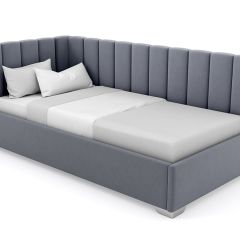 Кровать угловая Хлоя интерьерная +основание (80х200) в Озерске - ozersk.mebel24.online | фото 9