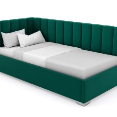 Кровать угловая Хлоя интерьерная +основание (90х200) в Озерске - ozersk.mebel24.online | фото 16