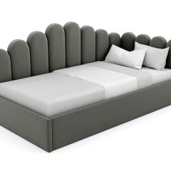 Кровать угловая Лилу интерьерная +основание (90х200) в Озерске - ozersk.mebel24.online | фото 4