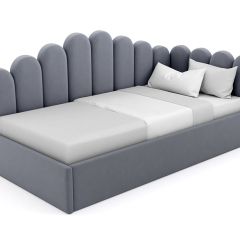 Кровать угловая Лилу интерьерная +основание (90х200) в Озерске - ozersk.mebel24.online | фото 9
