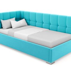 Кровать угловая Мия интерьерная +основание (80х200) в Озерске - ozersk.mebel24.online | фото 7