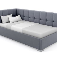 Кровать угловая Мия интерьерная +основание (80х200) в Озерске - ozersk.mebel24.online | фото 8