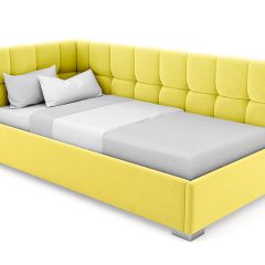 Кровать угловая Мия интерьерная +основание (80х200) в Озерске - ozersk.mebel24.online | фото 13
