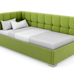 Кровать угловая Мия интерьерная +основание (80х200) в Озерске - ozersk.mebel24.online | фото 19