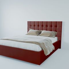 Кровать Венеция с ПМ 1400 (велюр бордо) в Озерске - ozersk.mebel24.online | фото 2