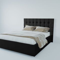 Кровать Венеция с ПМ 800 (экокожа кольт ч) в Озерске - ozersk.mebel24.online | фото 2
