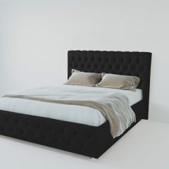 Кровать Версаль с ПМ 1200  (экокожа кольт ч) в Озерске - ozersk.mebel24.online | фото
