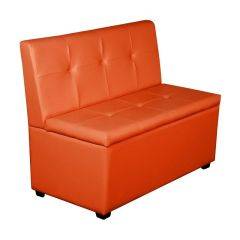 Кухонный диван Уют-1 (1000) Оранжевый в Озерске - ozersk.mebel24.online | фото