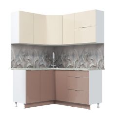 Кухонный гарнитур Асти-латте угловой 1,4*1,6 в Озерске - ozersk.mebel24.online | фото 2