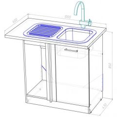 Кухонный гарнитур Ноктюрн мега прайм 1500х2700 мм в Озерске - ozersk.mebel24.online | фото 19