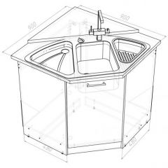 Кухонный гарнитур Ноктюрн оптима 1800х2400 мм в Озерске - ozersk.mebel24.online | фото 17